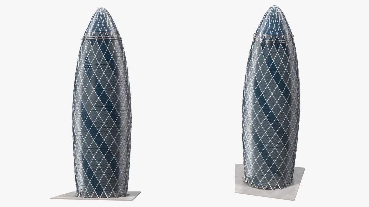 3D Commercial Skyscraper 30 St Mary Axe