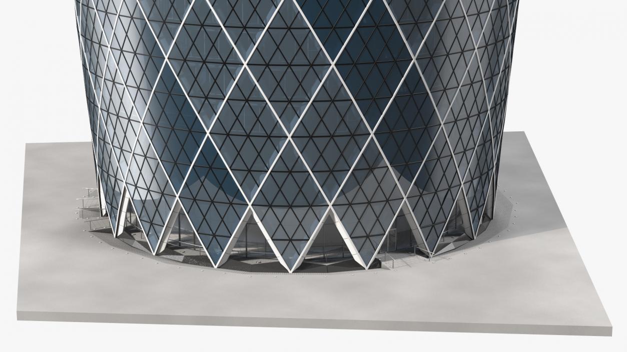 3D Commercial Skyscraper 30 St Mary Axe