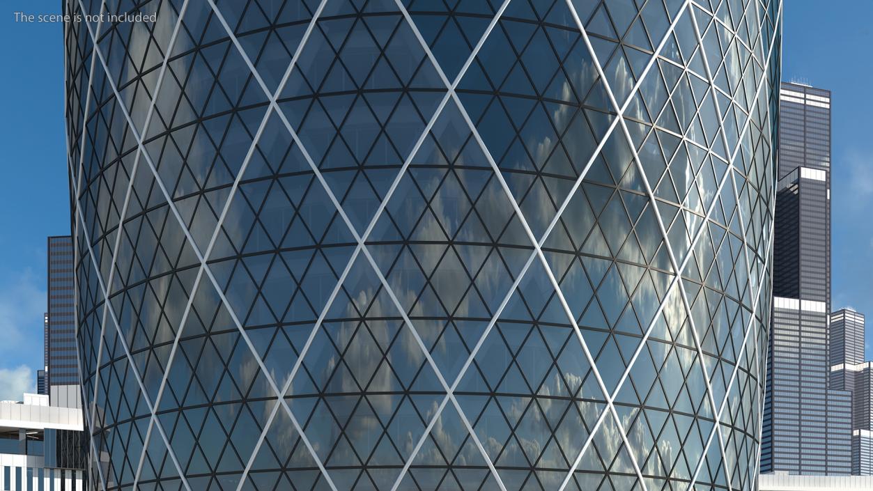 3D Commercial Skyscraper 30 St Mary Axe