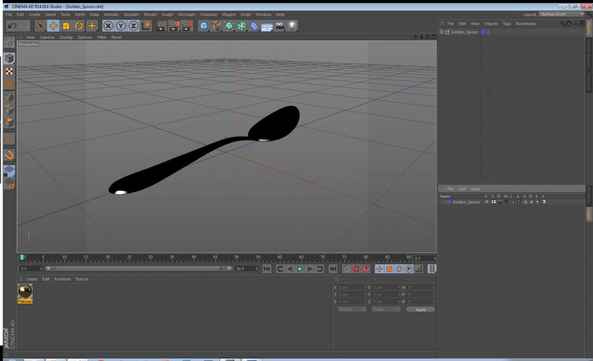 Golden Spoon 2 3D model