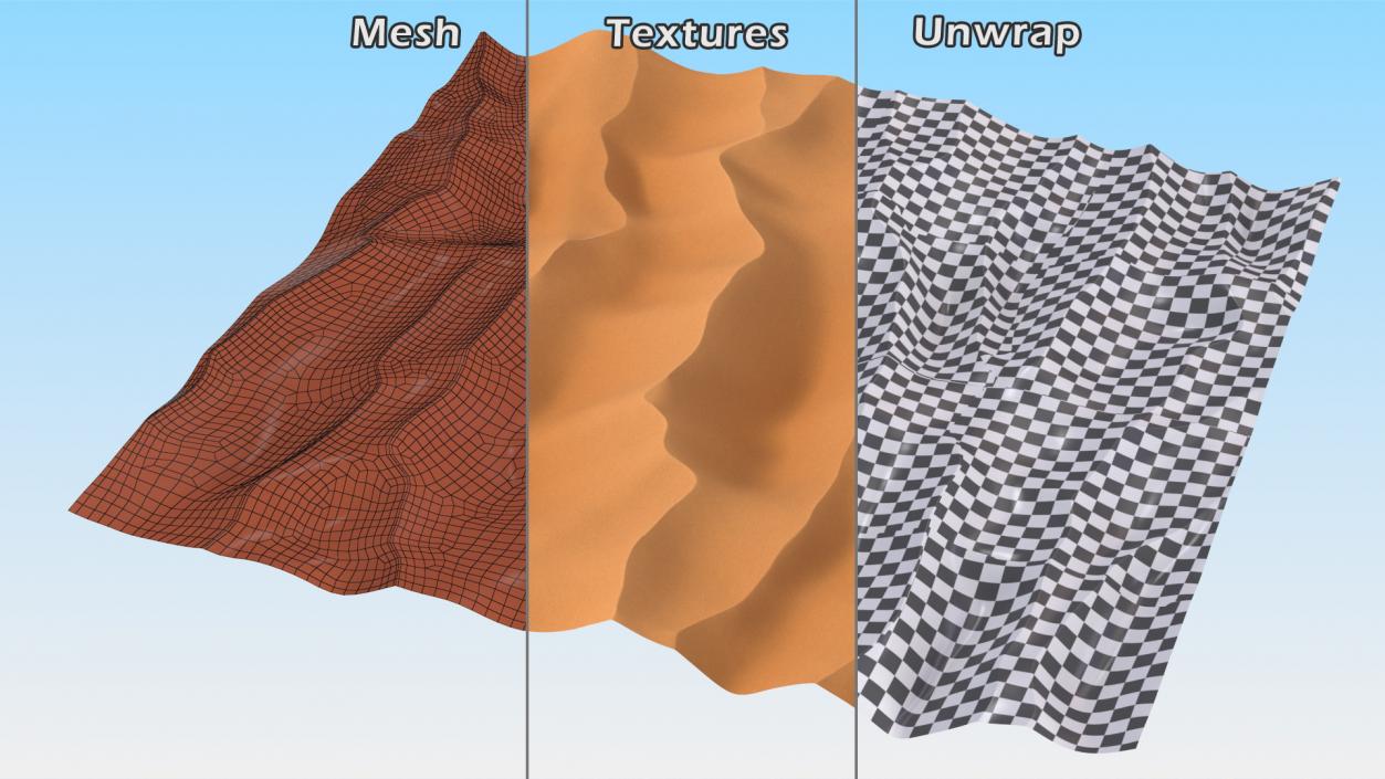 3D Desert Sahara model