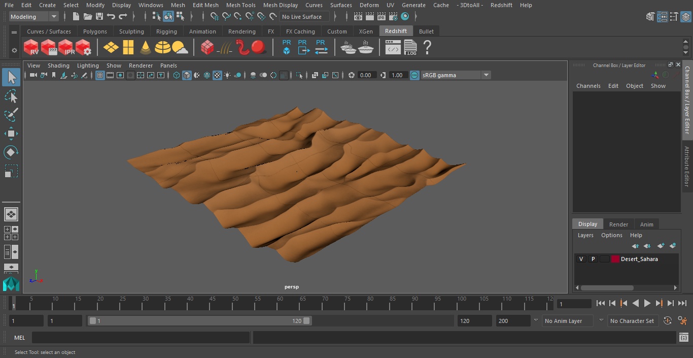 3D Desert Sahara model