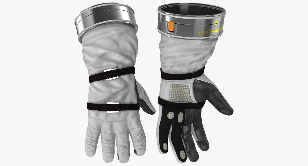 3D Space Gloves 3D Models Collection model