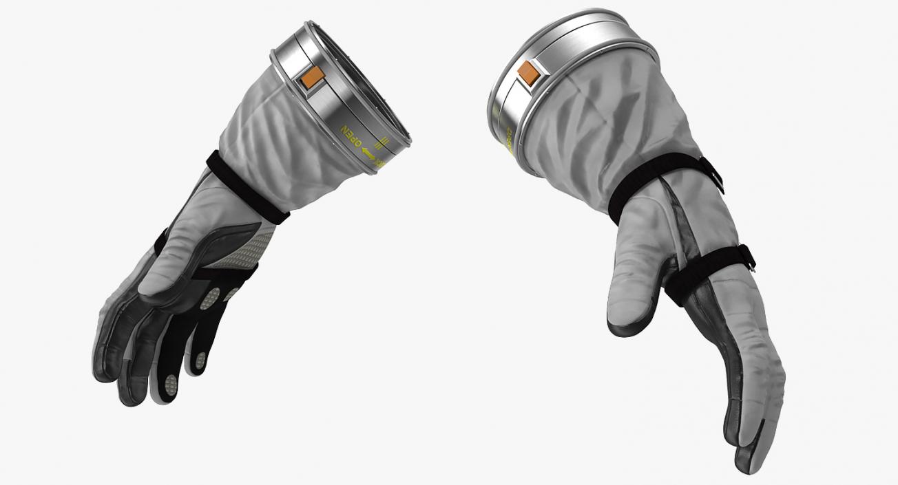 3D Space Gloves 3D Models Collection model