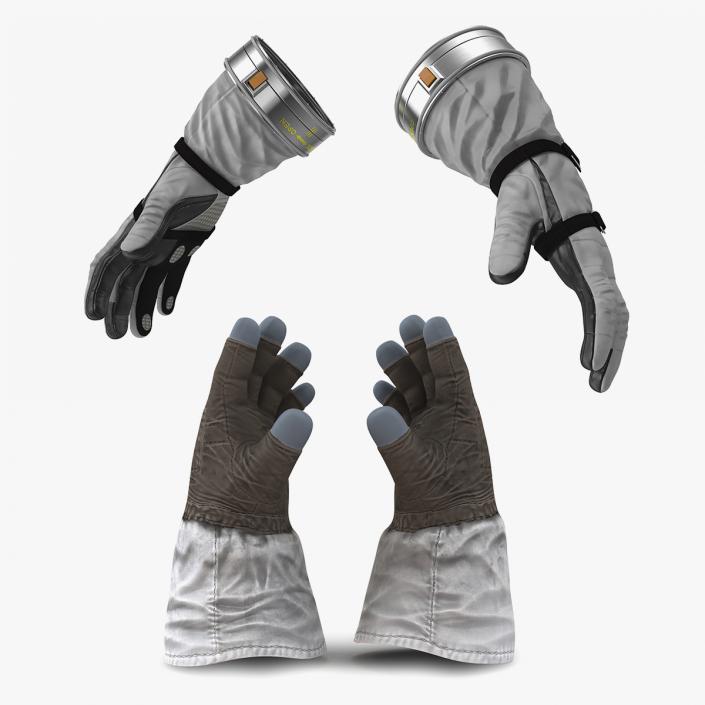 3D Space Gloves 3D Models Collection model