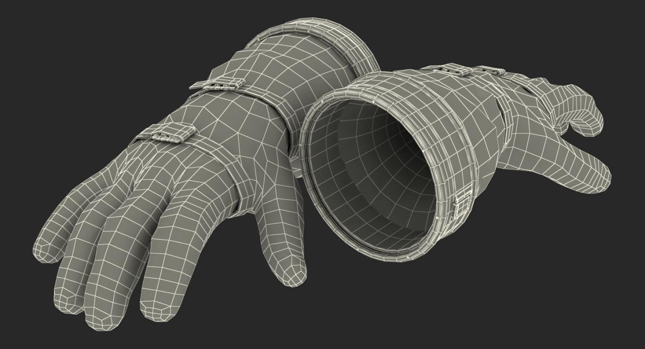 3D Space Gloves 3D Models Collection model