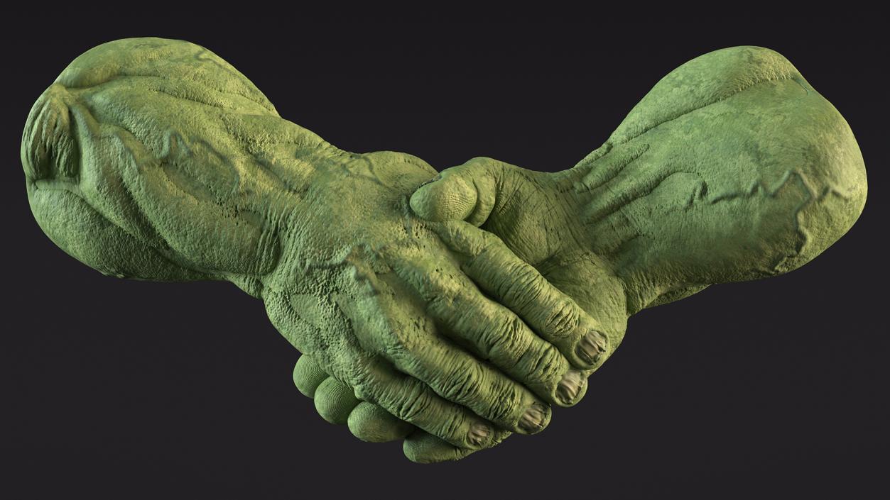 3D model Handshake Hulk Hands