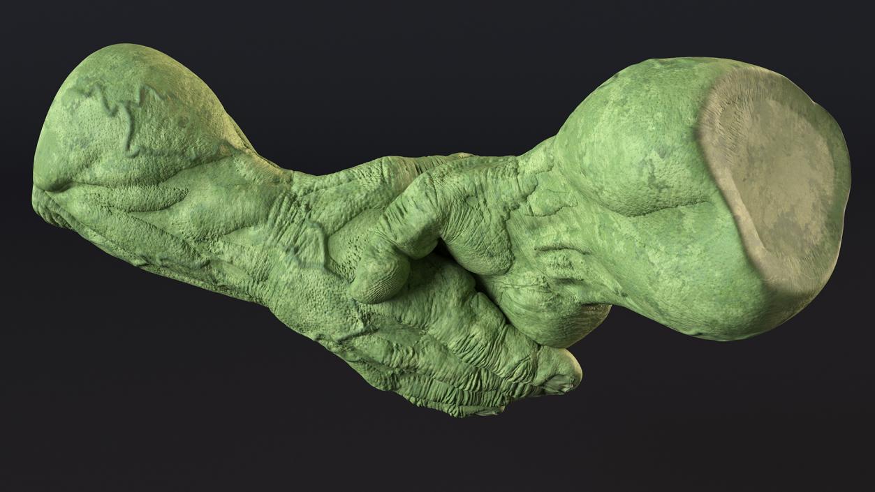 3D model Handshake Hulk Hands