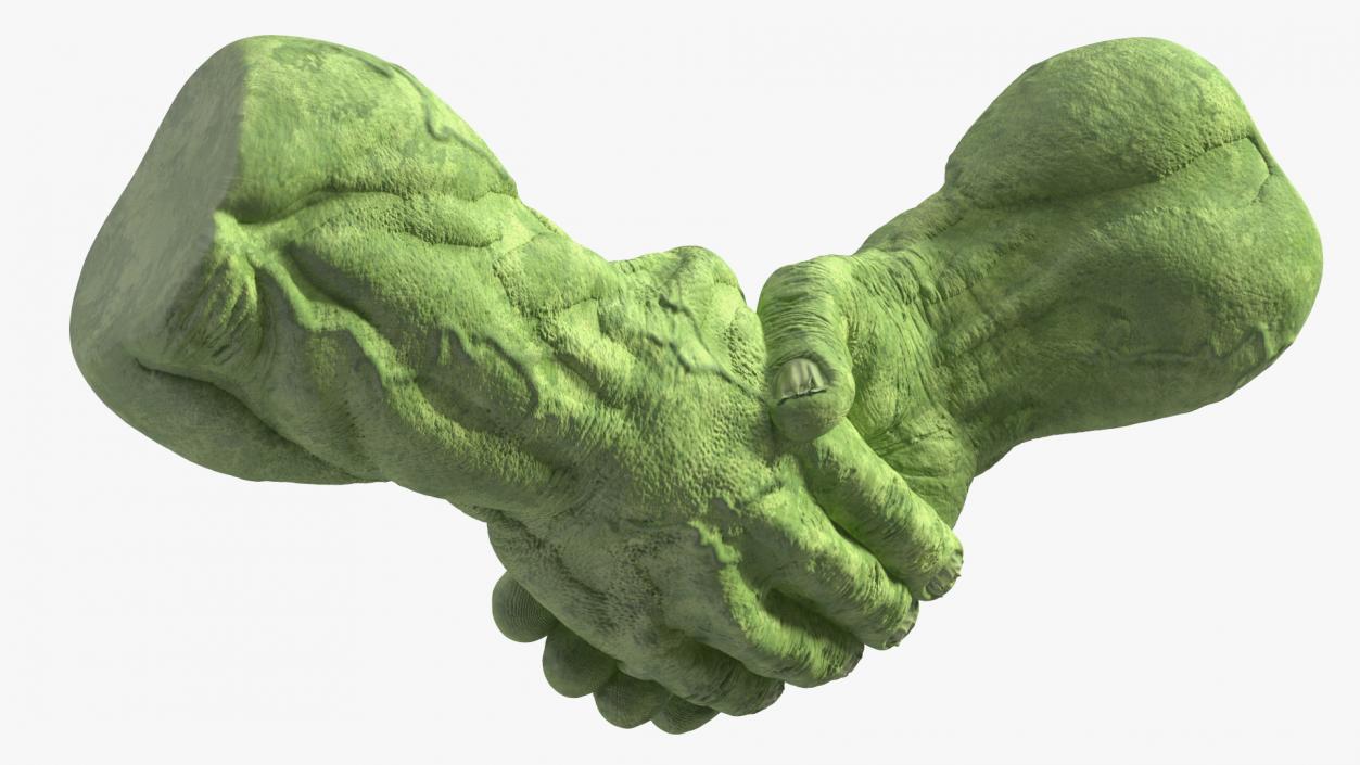 3D model Handshake Hulk Hands