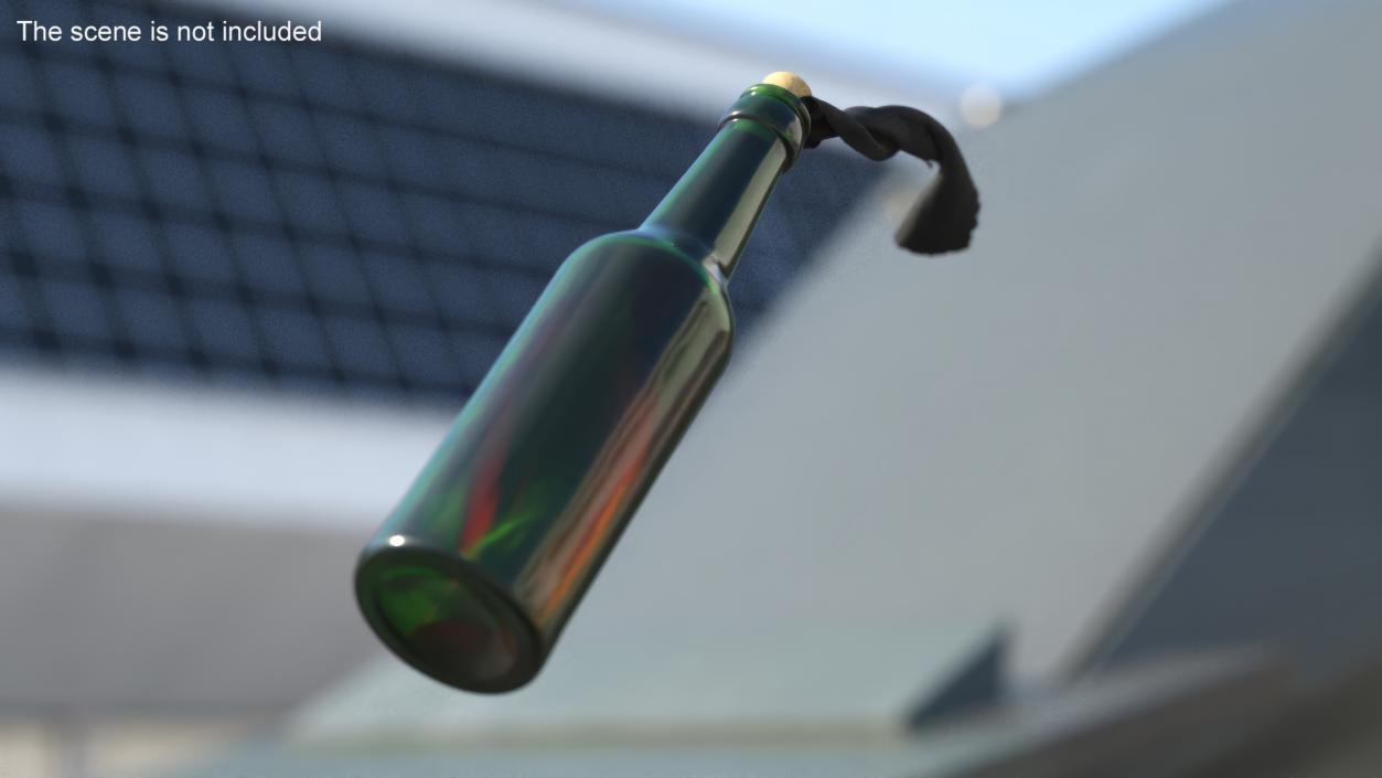 Incendiary Bottle Flying 3D model