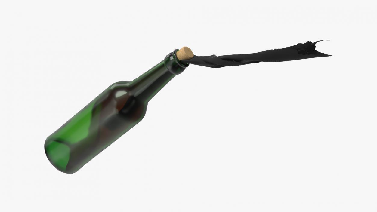 Incendiary Bottle Flying 3D model