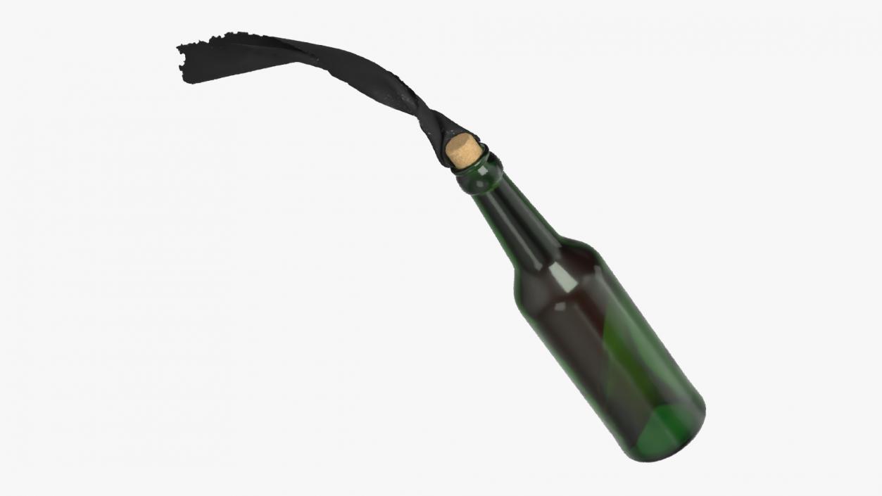 Incendiary Bottle Flying 3D model