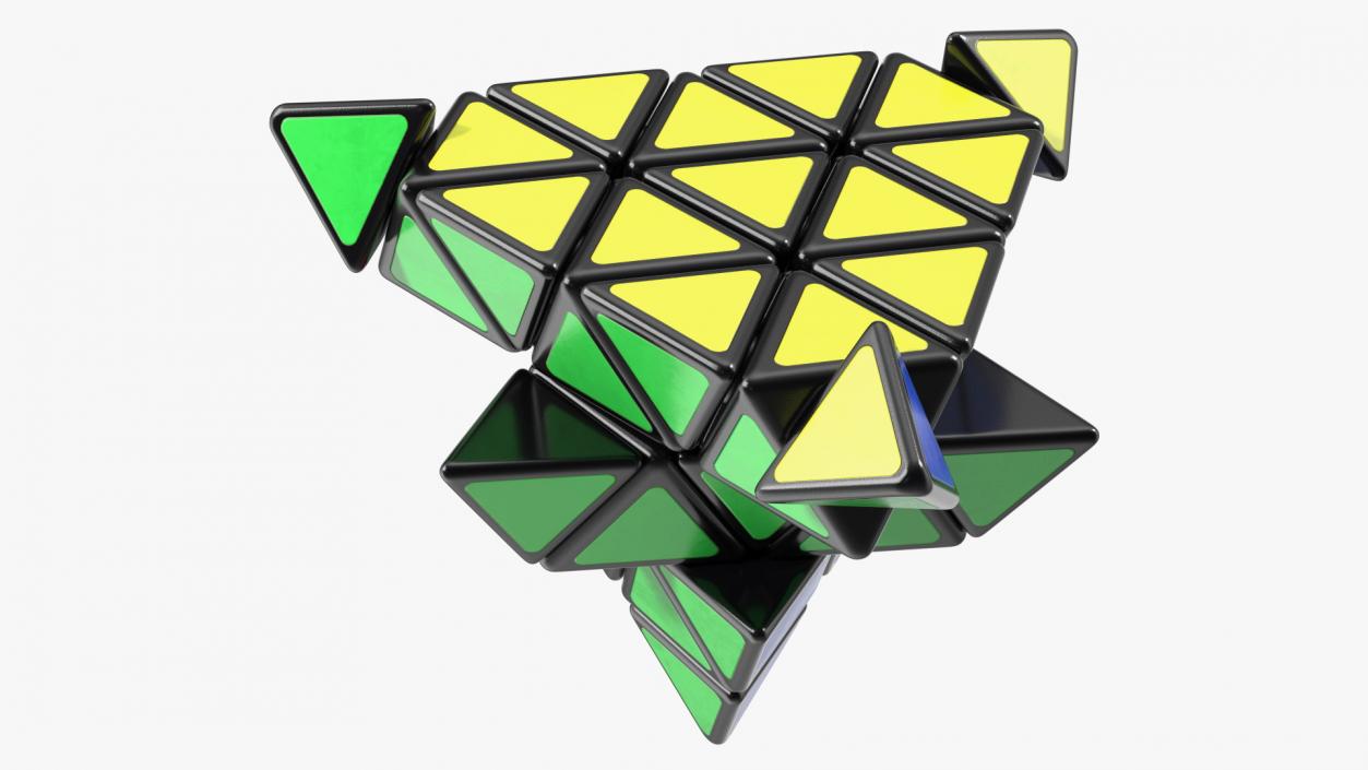 3x3 Pyraminx Cube Magic Twist 3D model