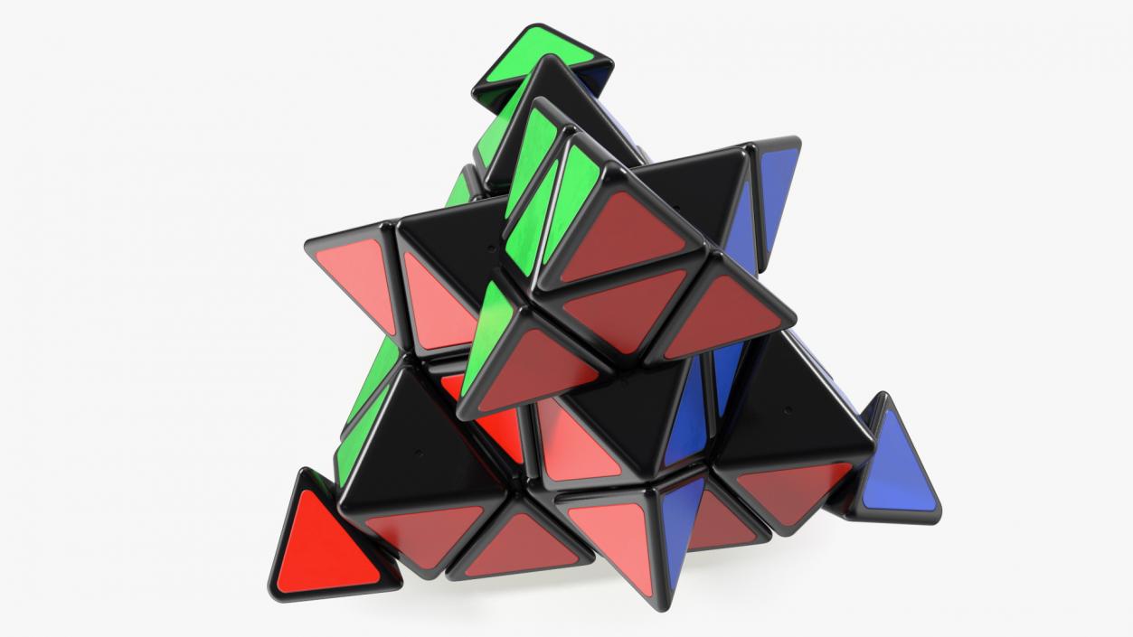 3x3 Pyraminx Cube Magic Twist 3D model