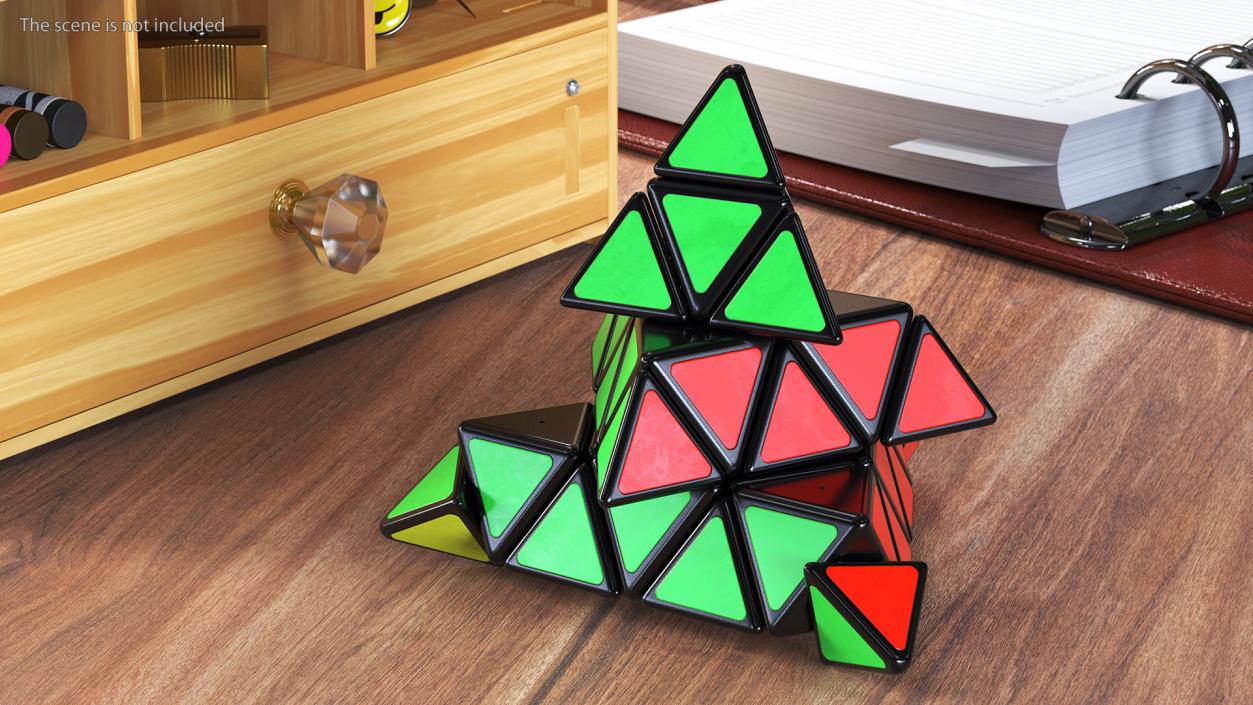 3x3 Pyraminx Cube Magic Twist 3D model