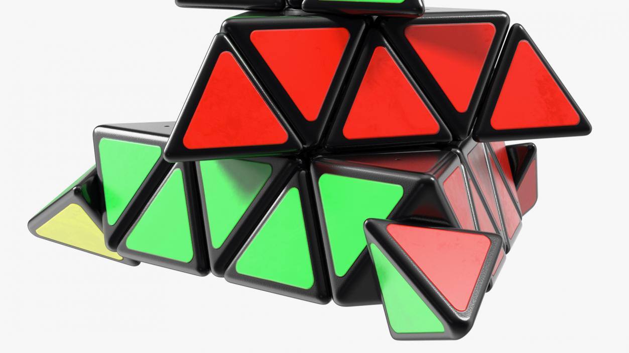 3x3 Pyraminx Cube Magic Twist 3D model