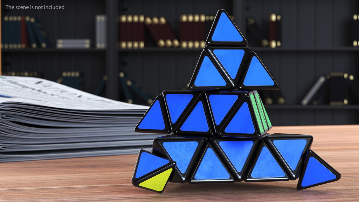 3x3 Pyraminx Cube Magic Twist 3D model