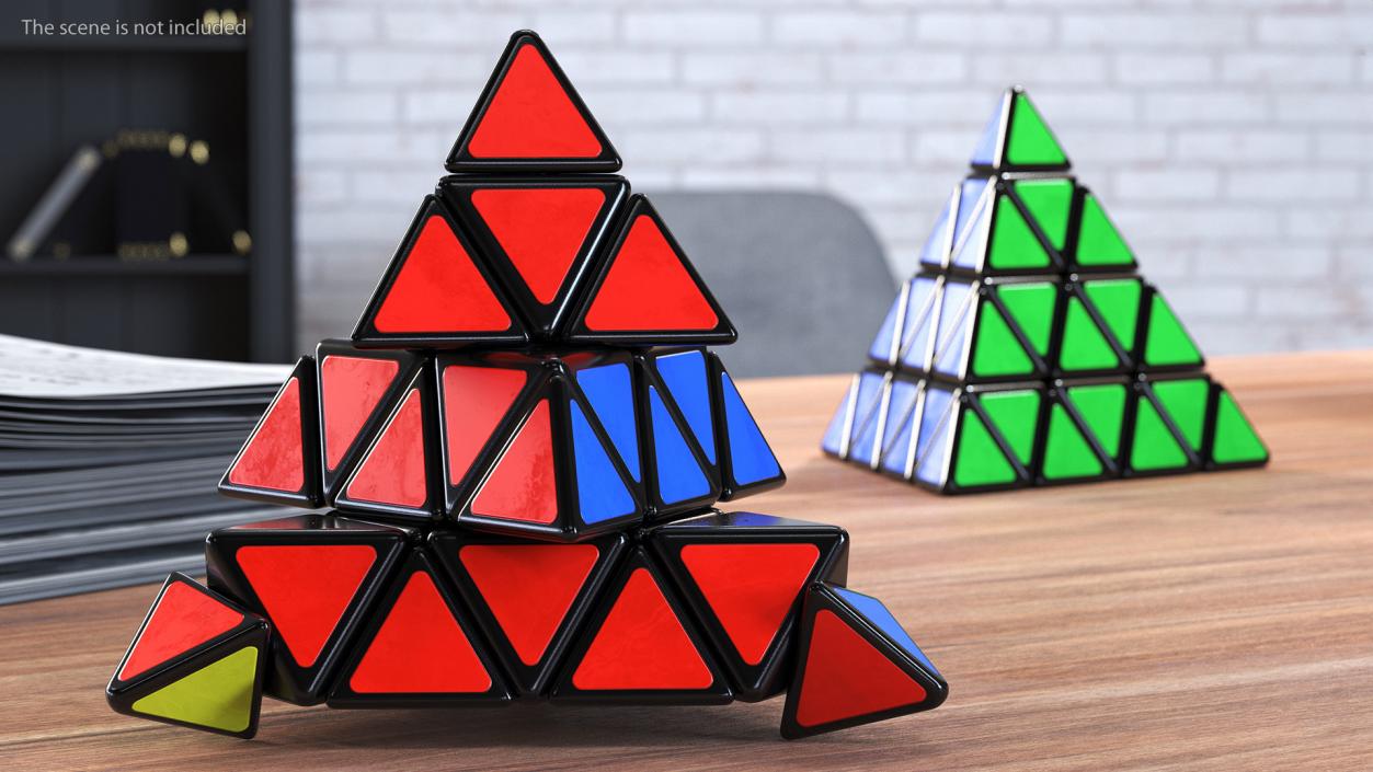 3x3 Pyraminx Cube Magic Twist 3D model