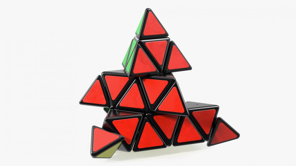 3x3 Pyraminx Cube Magic Twist 3D model