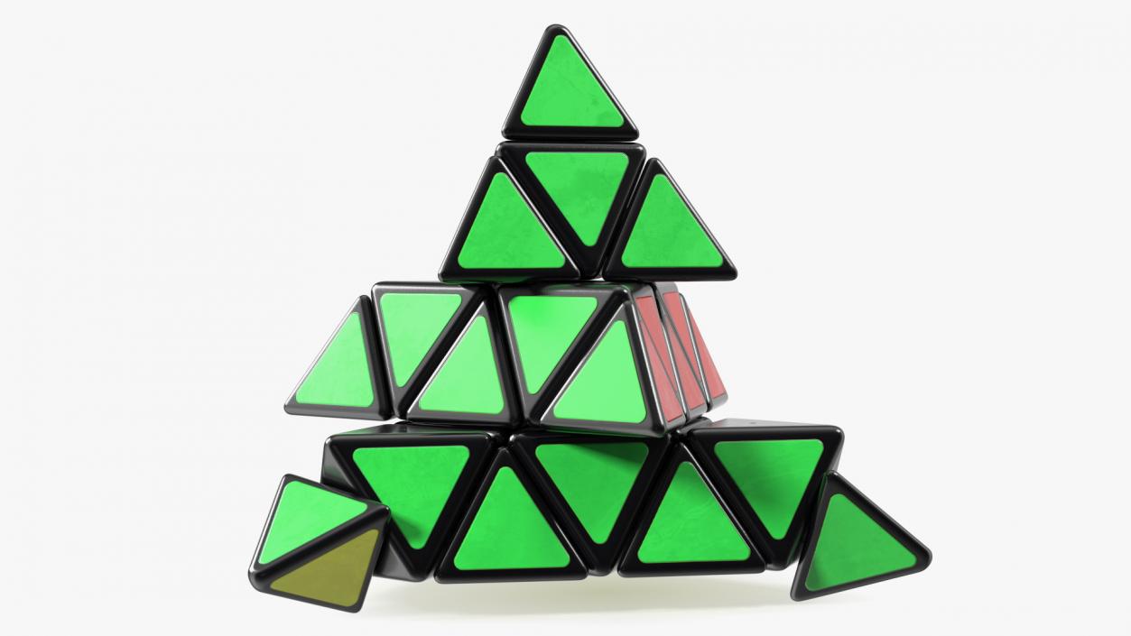 3x3 Pyraminx Cube Magic Twist 3D model