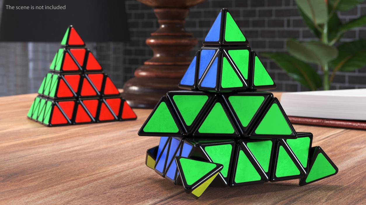 3x3 Pyraminx Cube Magic Twist 3D model