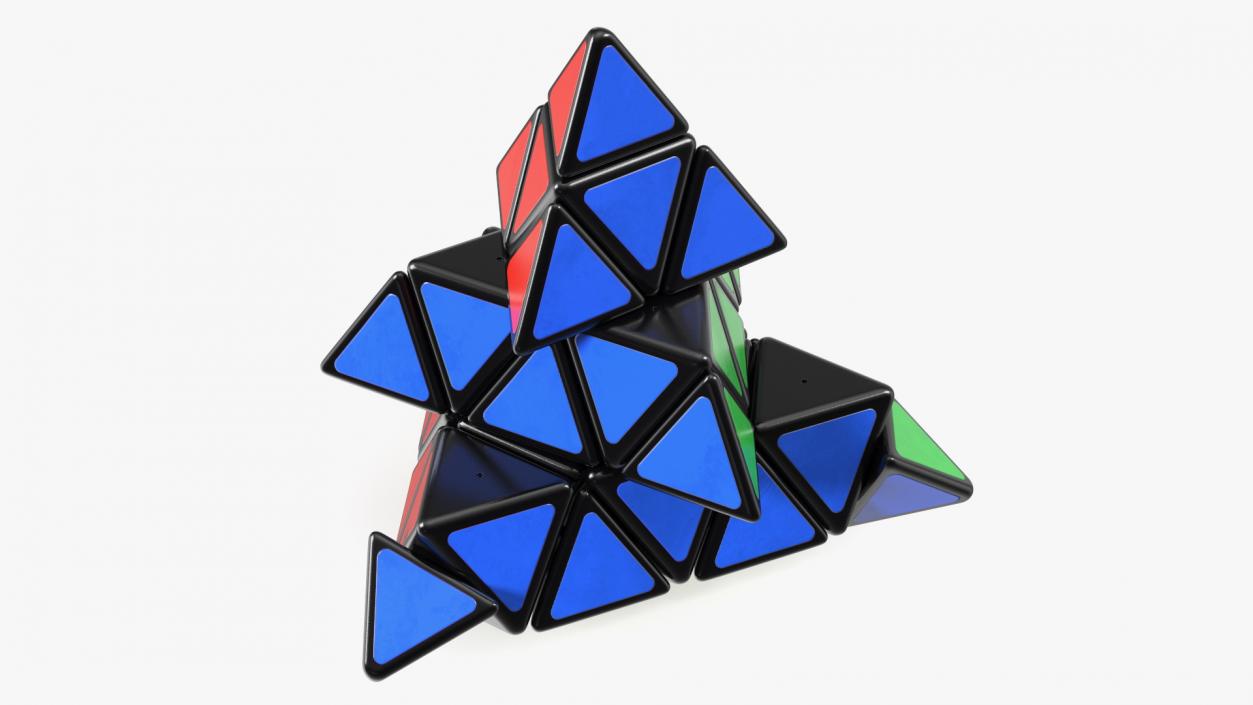 3x3 Pyraminx Cube Magic Twist 3D model