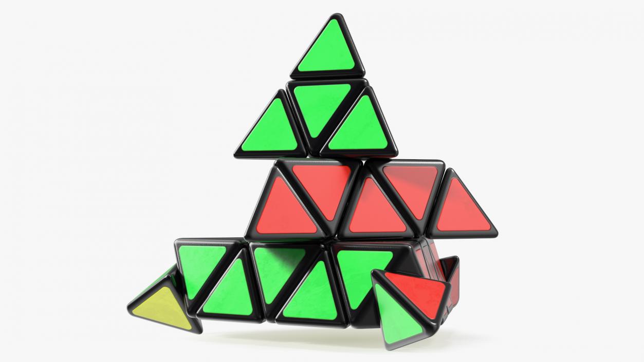 3x3 Pyraminx Cube Magic Twist 3D model