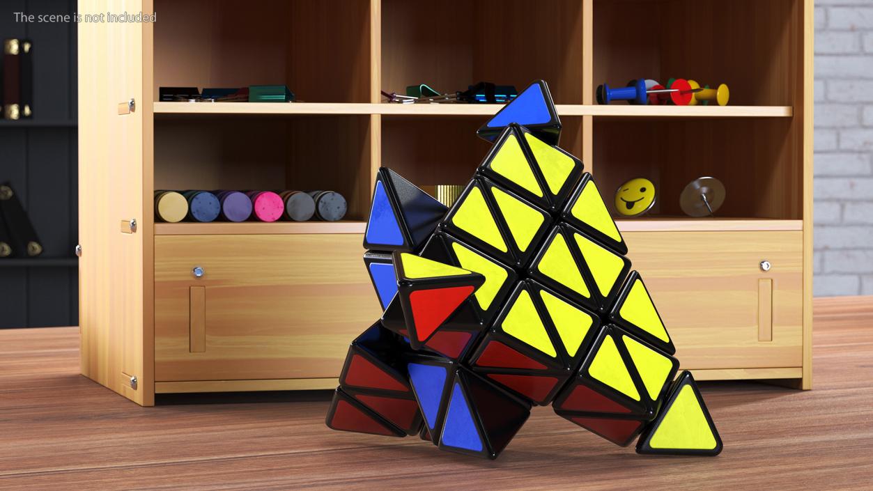 3x3 Pyraminx Cube Magic Twist 3D model