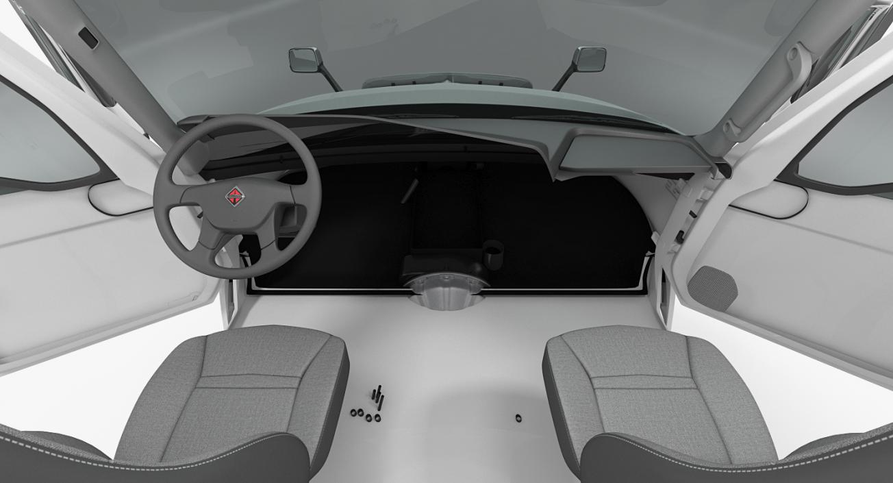 3D International LT625 Truck Simple Interior