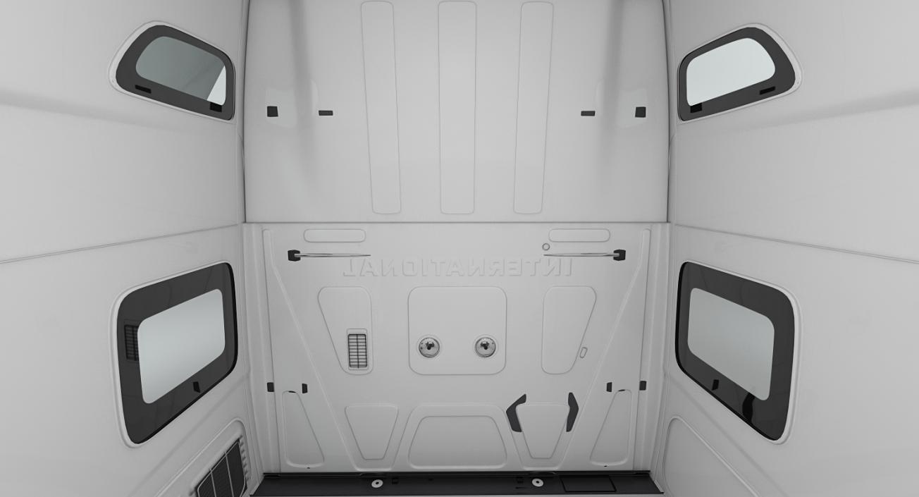 3D International LT625 Truck Simple Interior