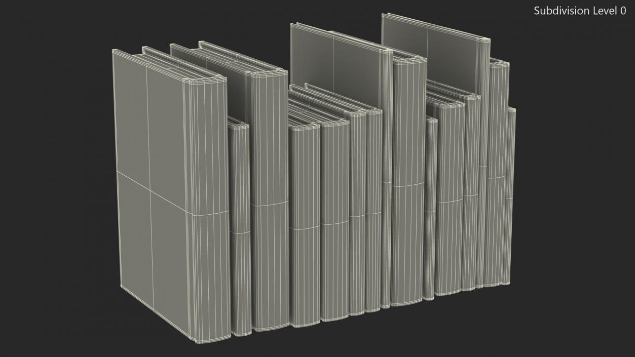 3D model Books For Shelf