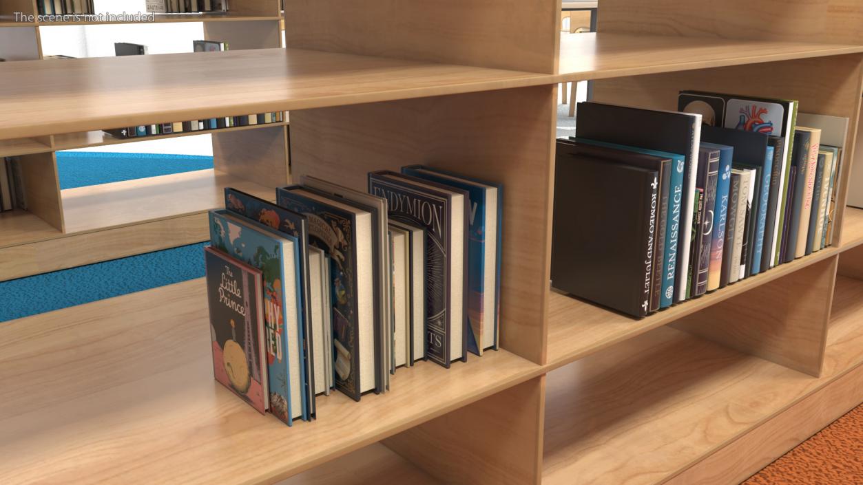 3D model Books For Shelf