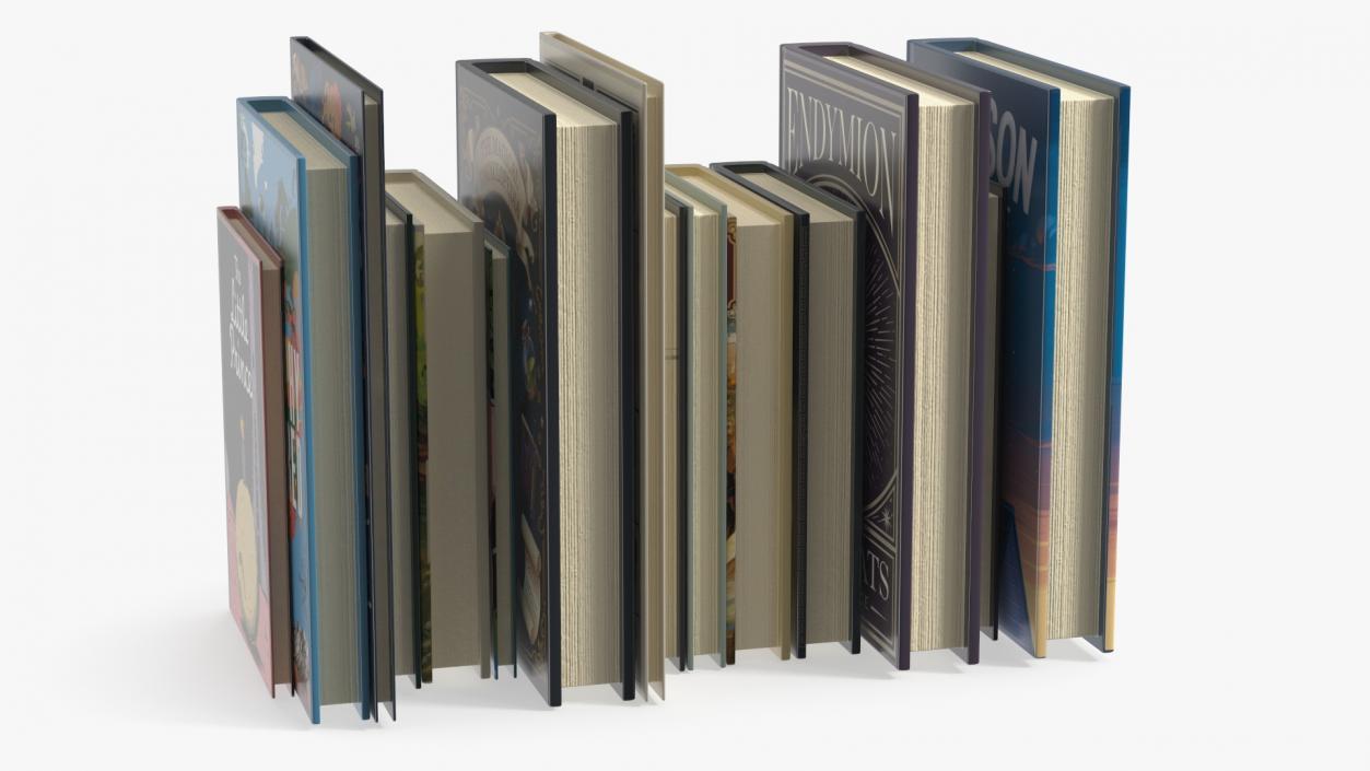 3D model Books For Shelf