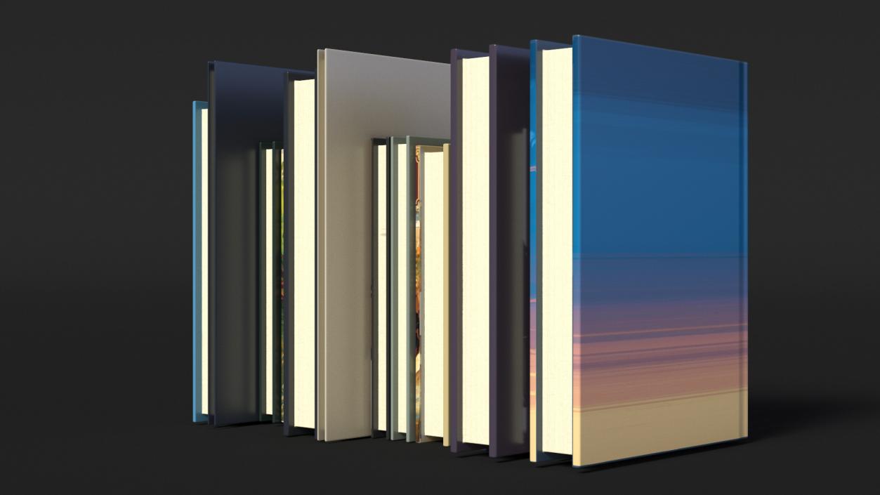 3D model Books For Shelf