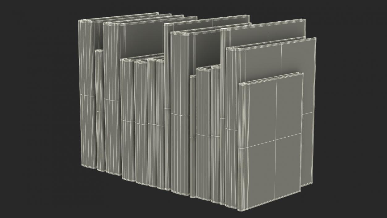 3D model Books For Shelf