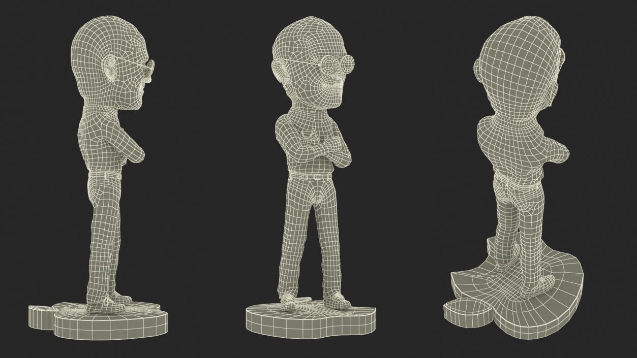 Steve Jobs Doll Standing Pose for 3D Print 2 3D model