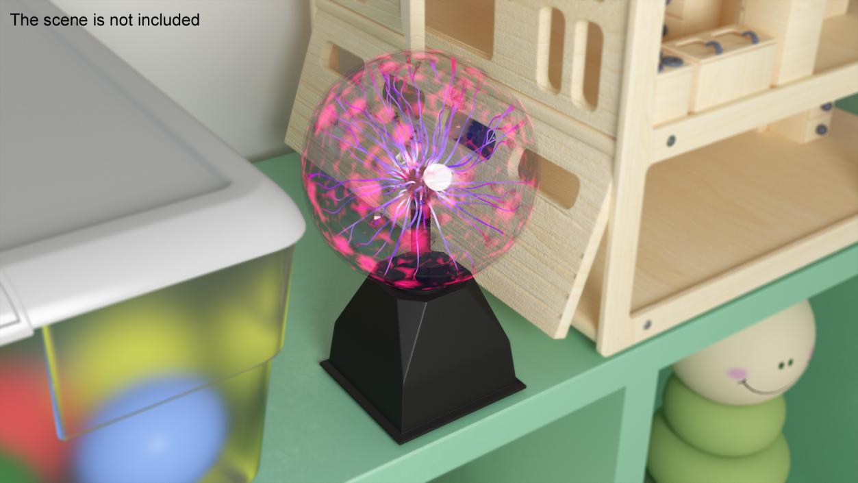 Plasma Ball Table Lamp 3D