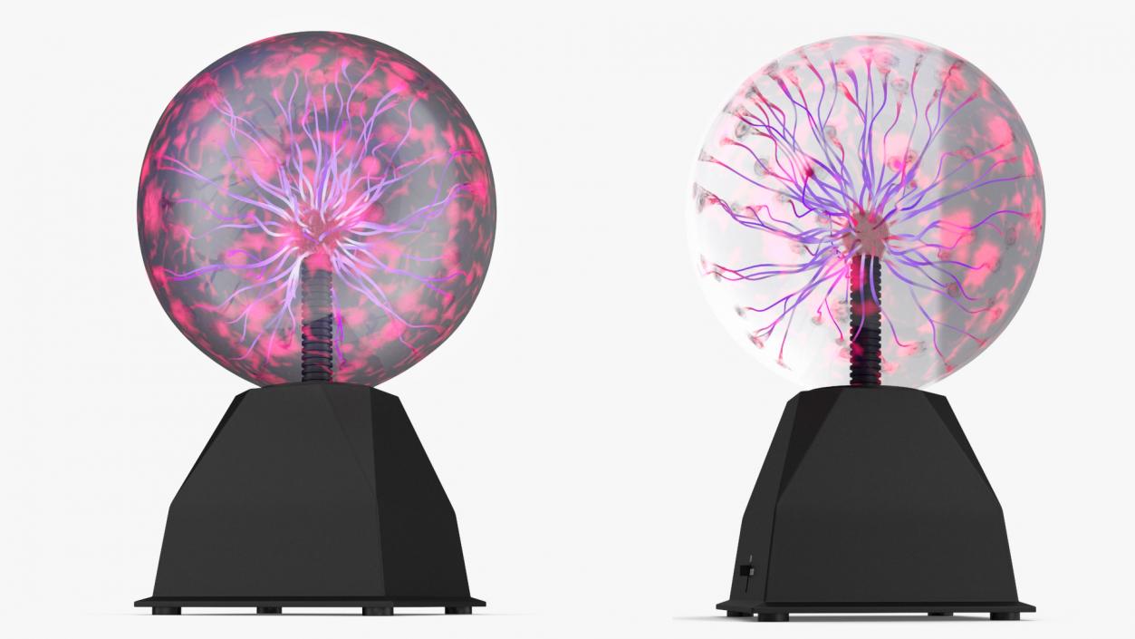 Plasma Ball Table Lamp 3D