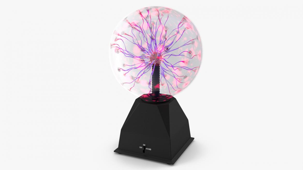 Plasma Ball Table Lamp 3D