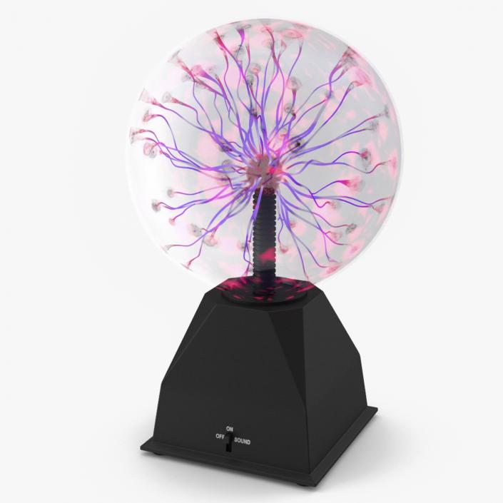 Plasma Ball Table Lamp 3D