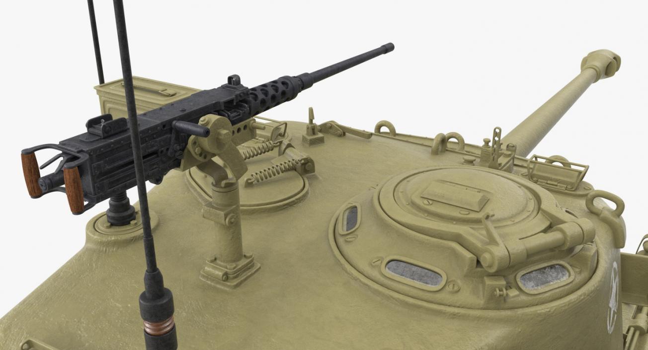 3D Heavy Tank M26 Pershing model