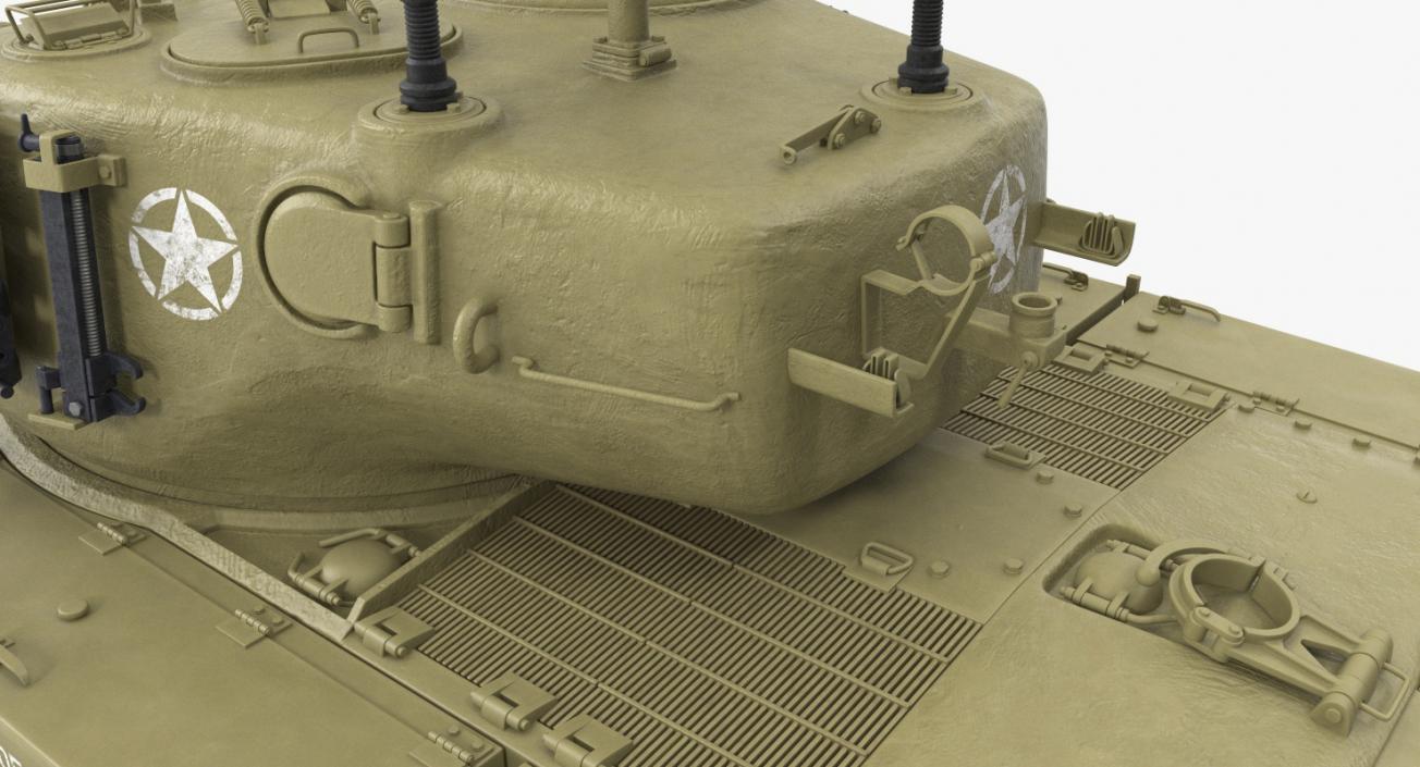 3D Heavy Tank M26 Pershing model