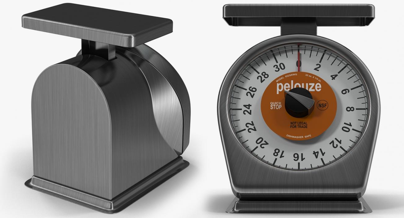 Kitchen Scales Collection 2 3D