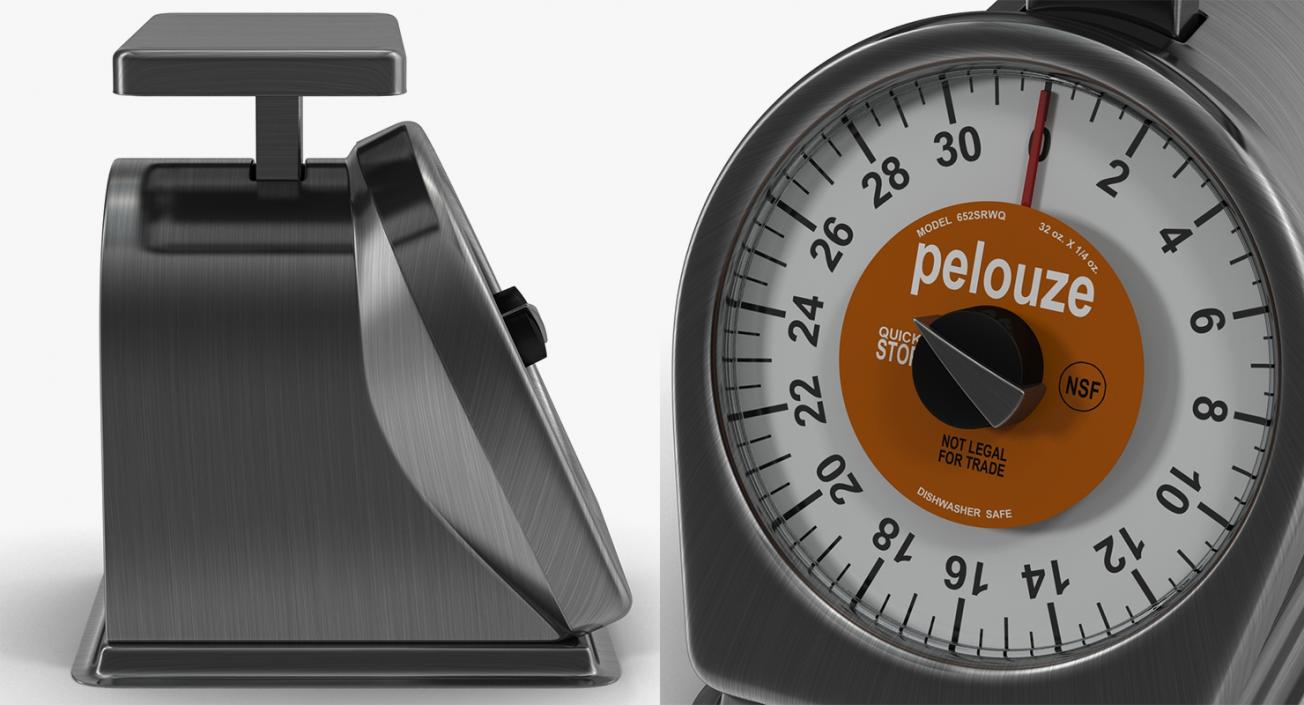 Kitchen Scales Collection 2 3D