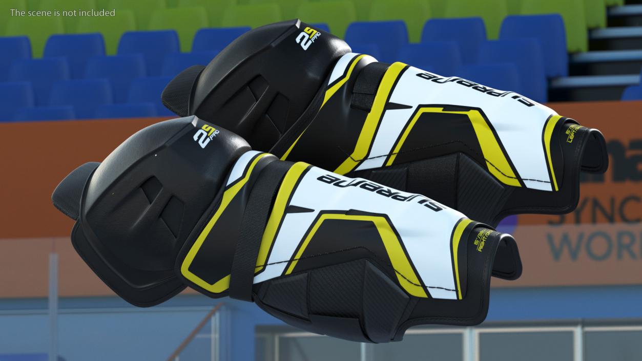 3D model Hockey Shin Pads Pro