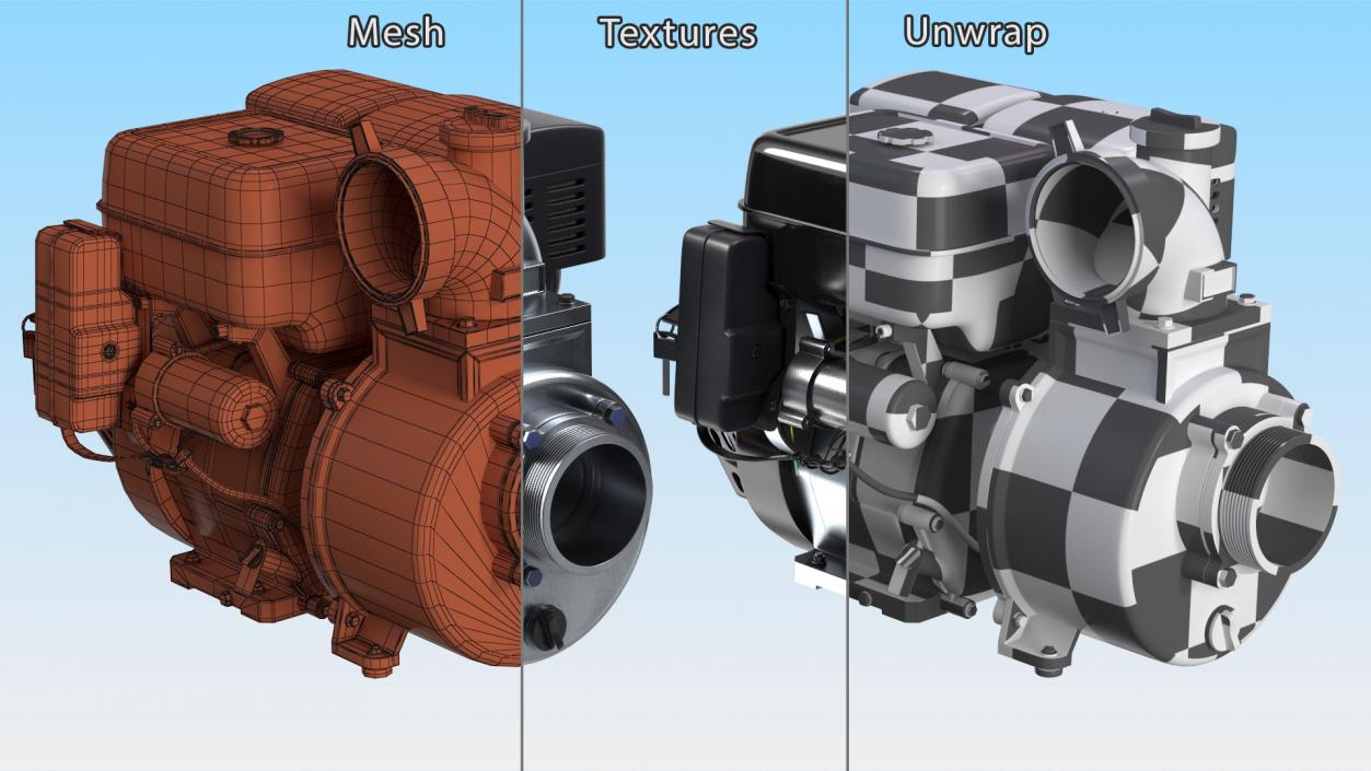 Water Transfer Pump 3D model