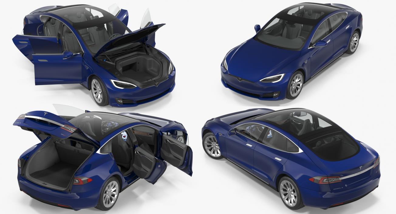 3D Electric Cars Collection 2