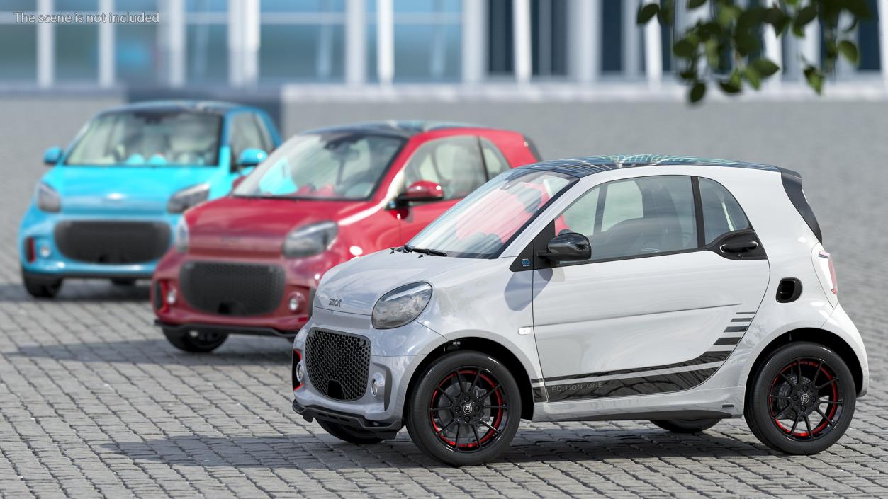 3D Electric Cars Collection 2