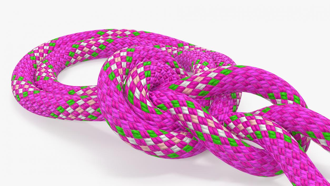 3D Bowline on a Bight Knot Rope model