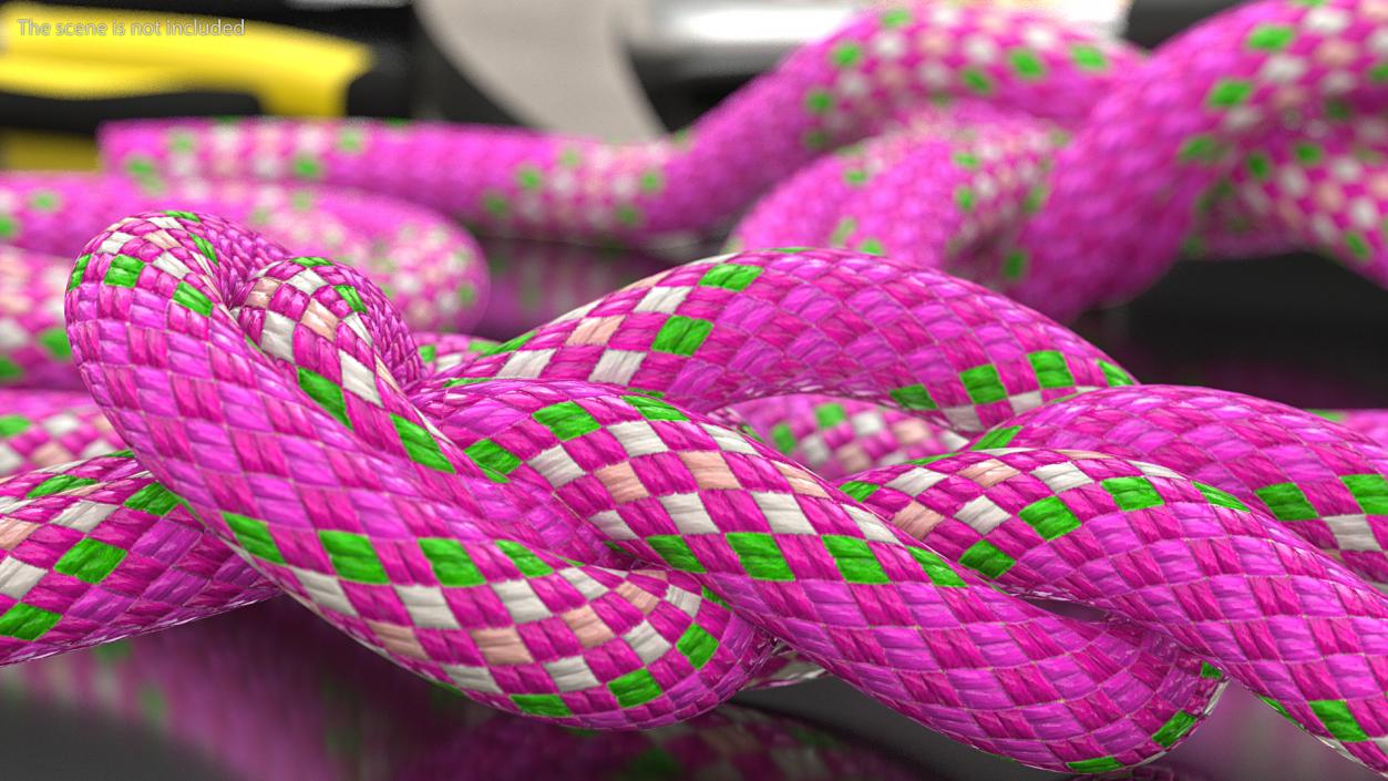 3D Bowline on a Bight Knot Rope model